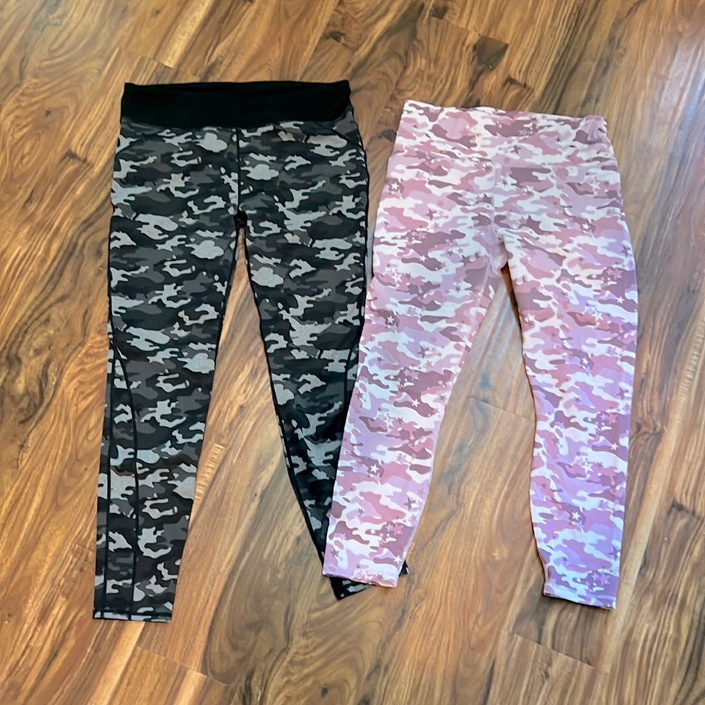 Fabletics Powerhold camo leggings-2pairs, Large